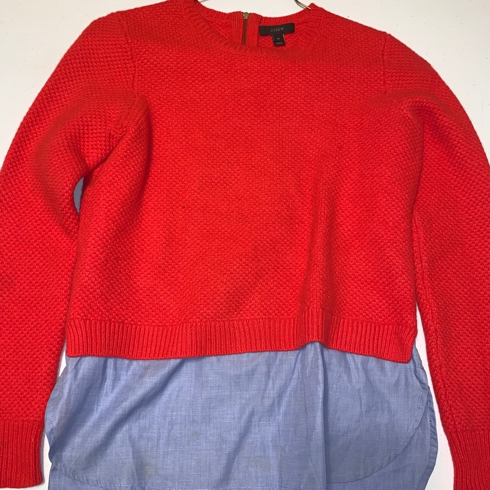 J.crew sweater shirt size medium